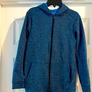 Kids hooded zip-up sweater